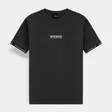 T-SHIRT WITH TAPE DETAILS