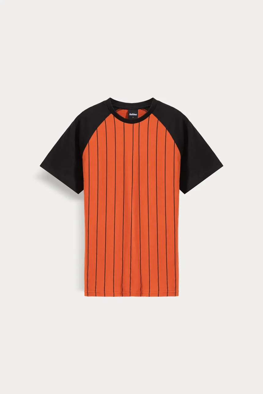 SLEEVE STRIPED T-SHIRT
